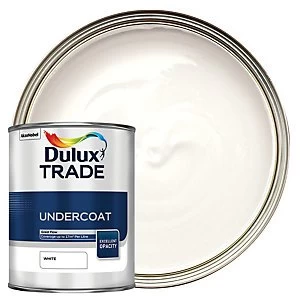 Image of Dulux Trade Undercoat Paint - White 1L
