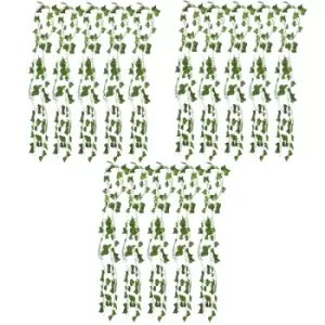 Image of Artificial Ivy Leaf Garlands - Set of 15 Pukkr