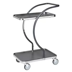 Image of Allround table trolley with 3 wire shelves