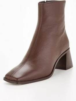 Image of OFFICE Abbie Ankle Boot - Chocolate, Chocolate, Size 7, Women