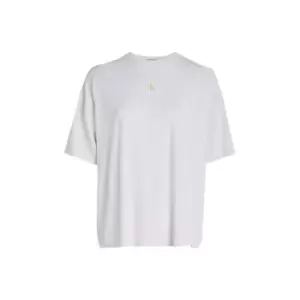 Image of Calvin Klein Jeans Back Logo Modal Boyfriend Tee - White