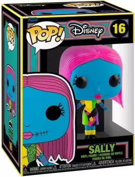Image of The Nightmare Before Christmas Black Light - Sally Vinyl Figur 16 Funko Pop! multicolor