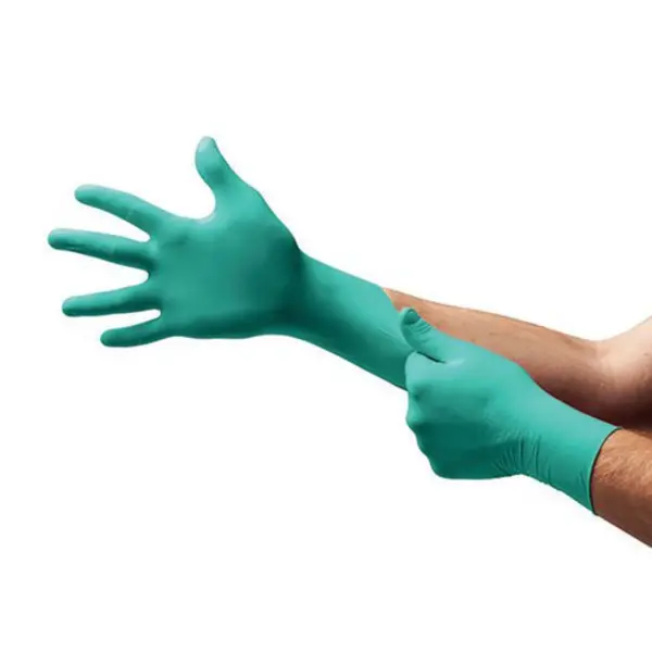 Image of TouchNTuff Ansell Touch N Tuff 92-500 Latex Gloves (Pack of 1000) Green L AN92-500L