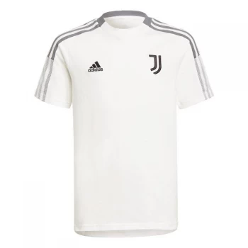 Image of adidas Juventus Tiro T-Shirt Kids - Core White