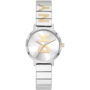 Image of Ladies DKNY The Modernist Three-Hand Two-Tone Stainless Steel Watch