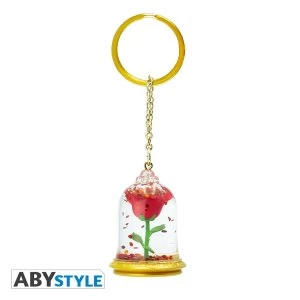 Image of Disney - The Beauty & The Beast/Rose 3D Keychain