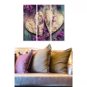 Image of MDF281049374 Multicolor Decorative MDF Painting (3 Pieces)