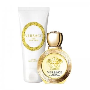 Image of Versace Eros Femme Eau de Parfum 50ml Travel Set