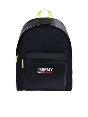 Image of Tommy Jeans Mens Campus Twist Dome Backpack - Black
