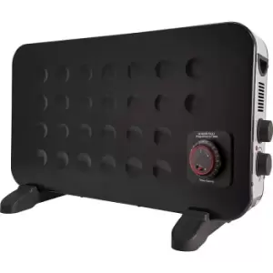 Image of Schallen - 2KW Portable Electric Convector Radiator Heater with Timer & Turbo Fan 3 Heat Settings, Adjustable Thermostat & Overheat Protection in