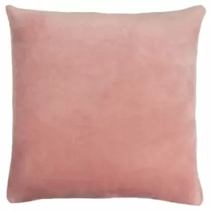 Image of Solo Velvet Cushion Pink