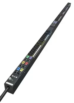 Image of EMIB34 - Metered - 0U - Three-phase - Rackmount - Vertical - Black