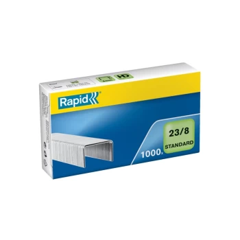 Image of Rapid Standard Staples 23/8 (1000) - Outer Carton of 10