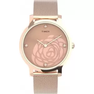 Image of Ladies Transcend Rose Gold Watch TW2U98100