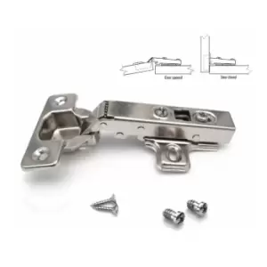 Image of Soft Close Kitchen Clip-On Door Hinge Full Overlay 35mm with Screws - Pack of 2