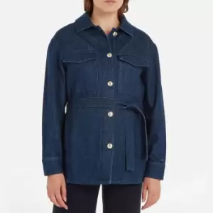 Image of Tommy Hilfiger Denim Belted Jacket - EU 42/UK 14