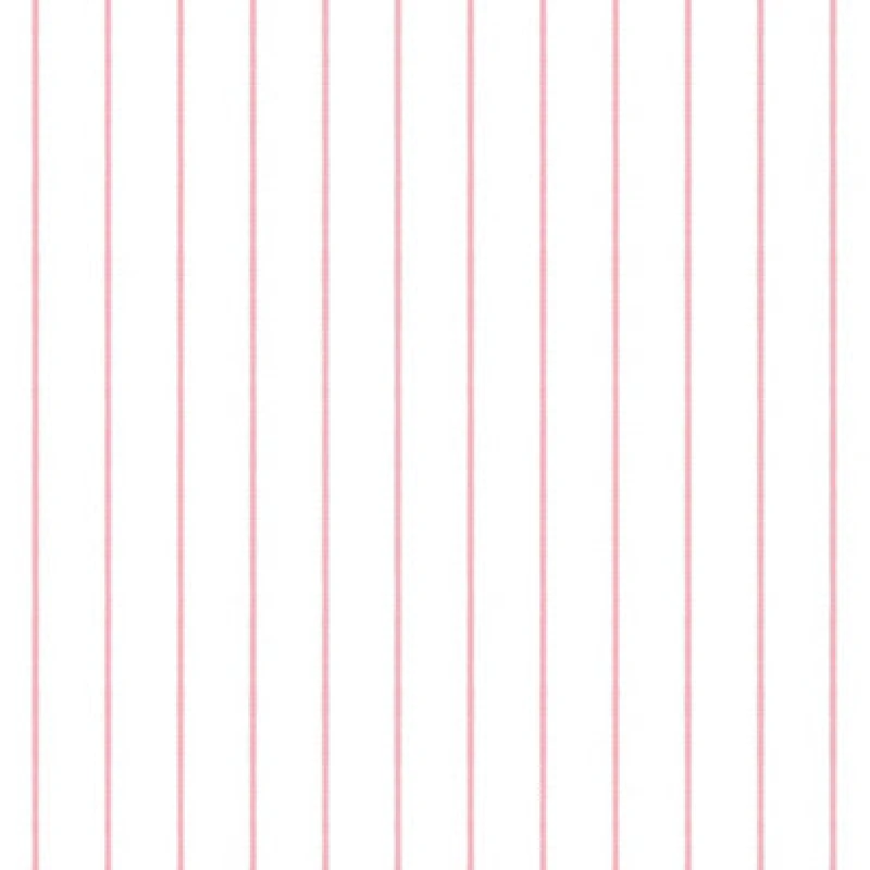 Image of Hoopla Walls Scallop Stripe - Rose 10M Wallpaper