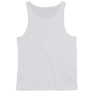 Image of One By Mantis Unisex Drop Armhole Vest Top (S) (White)