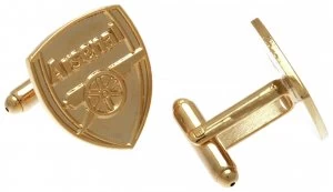 Image of Gold Plated Arsenal Cufflinks.