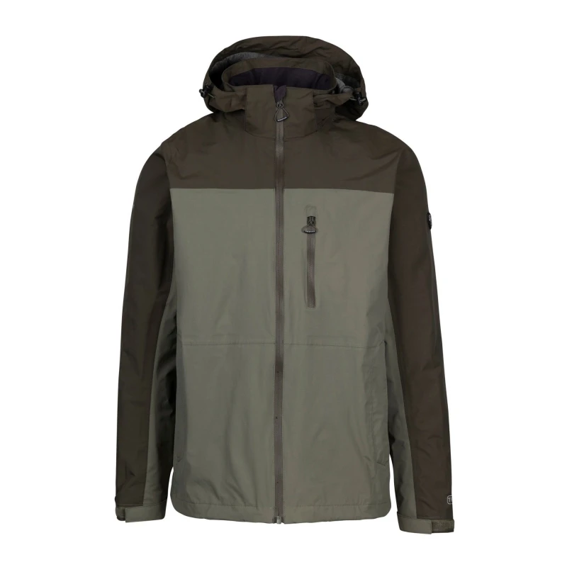 Image of Trespass Trespass Men Curbridge TP75 Waterproof Jacket in Olive Size: X-Small Olive XS Male 5063470944699