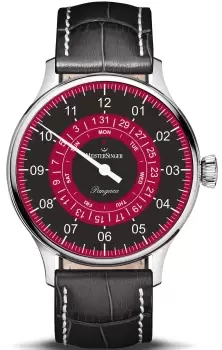 Image of MeisterSinger Watch Pangaea Day Date - Black