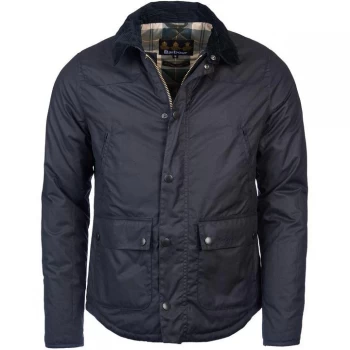 Image of Barbour Reelin Wax Jacket - Navy NY92