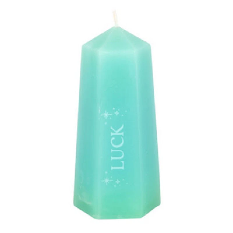 Image of Something Different Something Different Luck Aventurine Candle in Green Green One Size Unisex 5063652152157