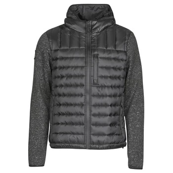Image of Superdry STORM HYBRID ZIPHOOD mens Jacket in Black - Sizes XXL,S,M,L,UK XS,UK S,UK M,UK L,UK XL