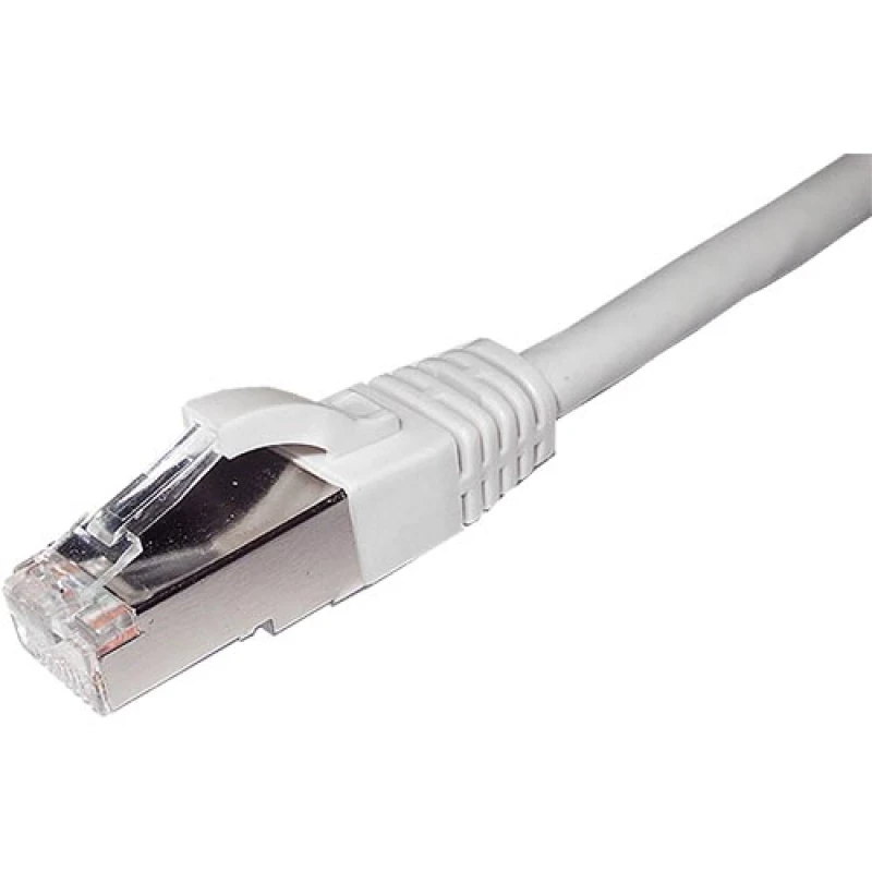 Image of Cablenet 1m Cat6a RJ45 White S/FTP LSOH 26AWG Snagless Booted Patch Le