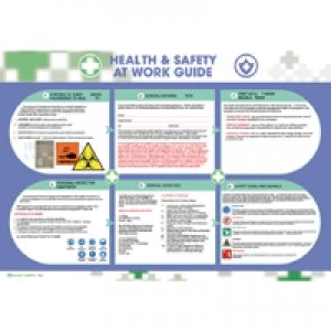 Image of Wallace Cameron Health and Safety Poster Health and Safety At Work 590
