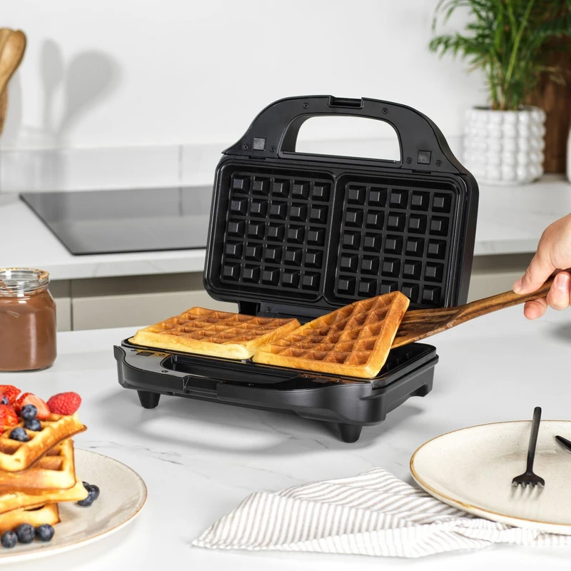 Image of Salter Salter EK6341MBLK Kuro XL 3-in-1 Snack Maker - Black