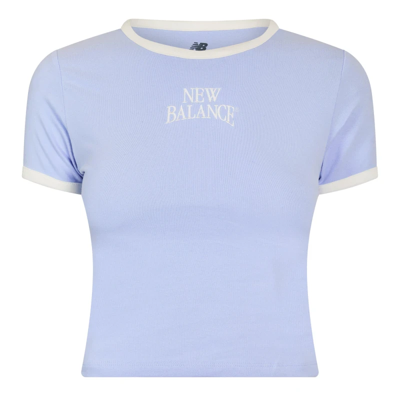 Image of New Balance NBLS Baby Tee Ld63 Lilac female 10 (S)