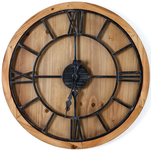 Image of Hill Williston Wooden Wall Clock HI-21641