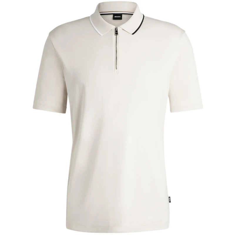 Image of Boss Paras Polo Shirt - White White S