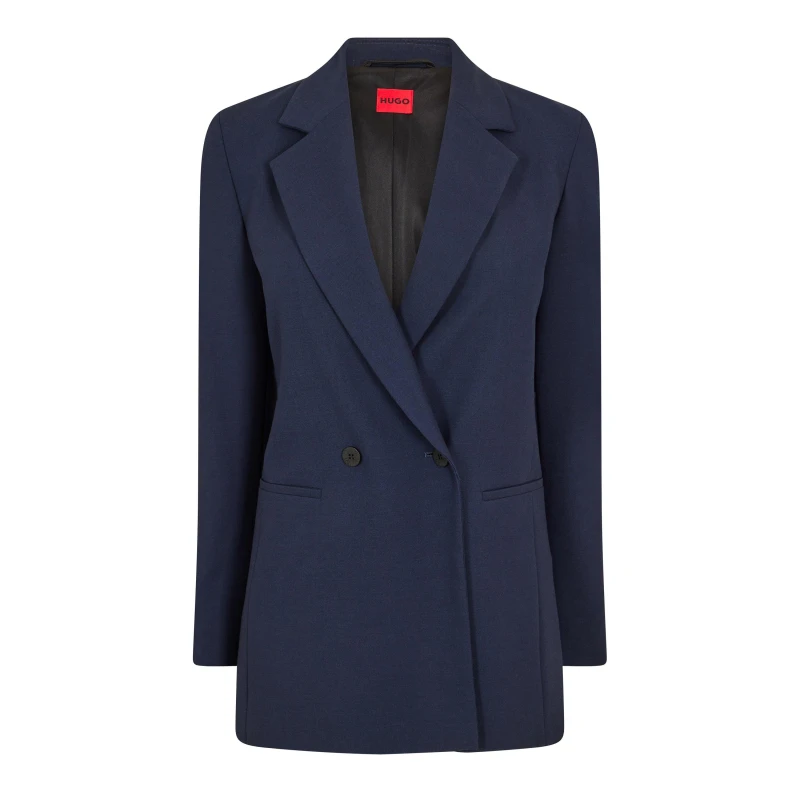 Image of Hugo Womens Anibi Formal Jacket Dark Blue female 4 (XXS)