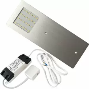 Image of 1x ALUMINIUM Ultra-Slim Rectangle Under Cabinet Kitchen Light & Driver Kit - Natural White LED