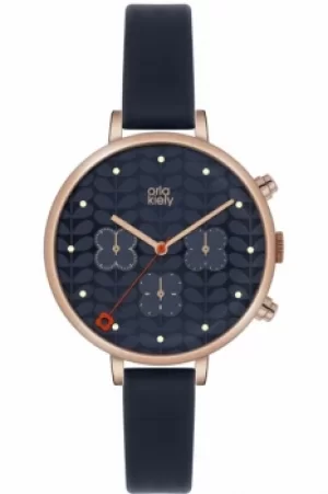 Image of Ladies Orla Kiely Ivy Chronograph Watch OK2042