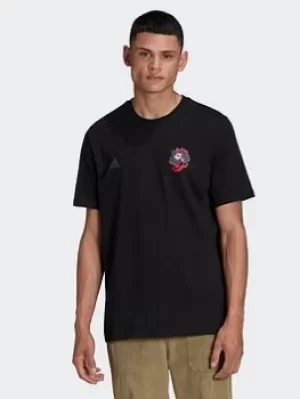 Image of Adidas Salah Icon Football Graphic T-Shirt