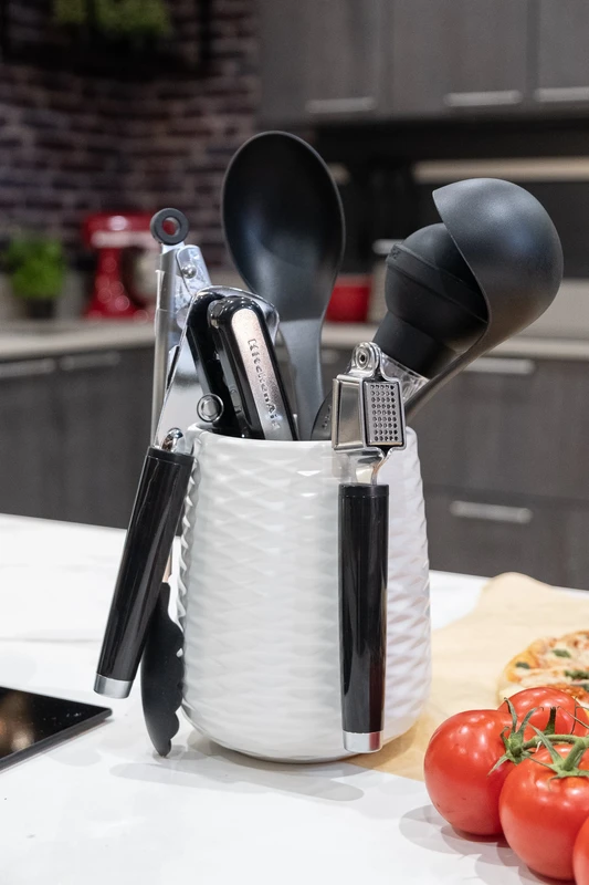 Image of KitchenAid 6 Piece Utensil Set & Holder Pot