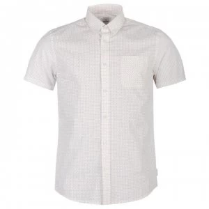 Image of Soviet Short Sleeve Print Shirt - White