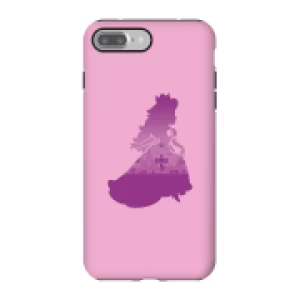 Image of Nintendo Super Mario Peach Silhouette Phone Case - iPhone 7 Plus - Tough Case - Matte