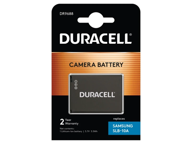 Image of Duracell Camera Battery - replaces Samsung SLB-10A Battery