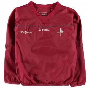 Image of ONeills Louth GAA Triton Windcheater Junior Boys - Red/Silver