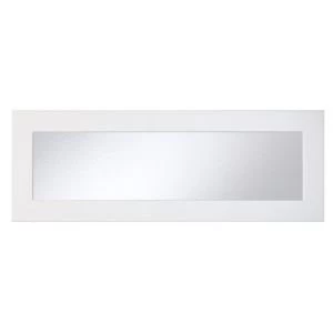 Image of Cooke Lewis Raffello High Gloss White Glazed bridging door Pan drawer front W1000mm