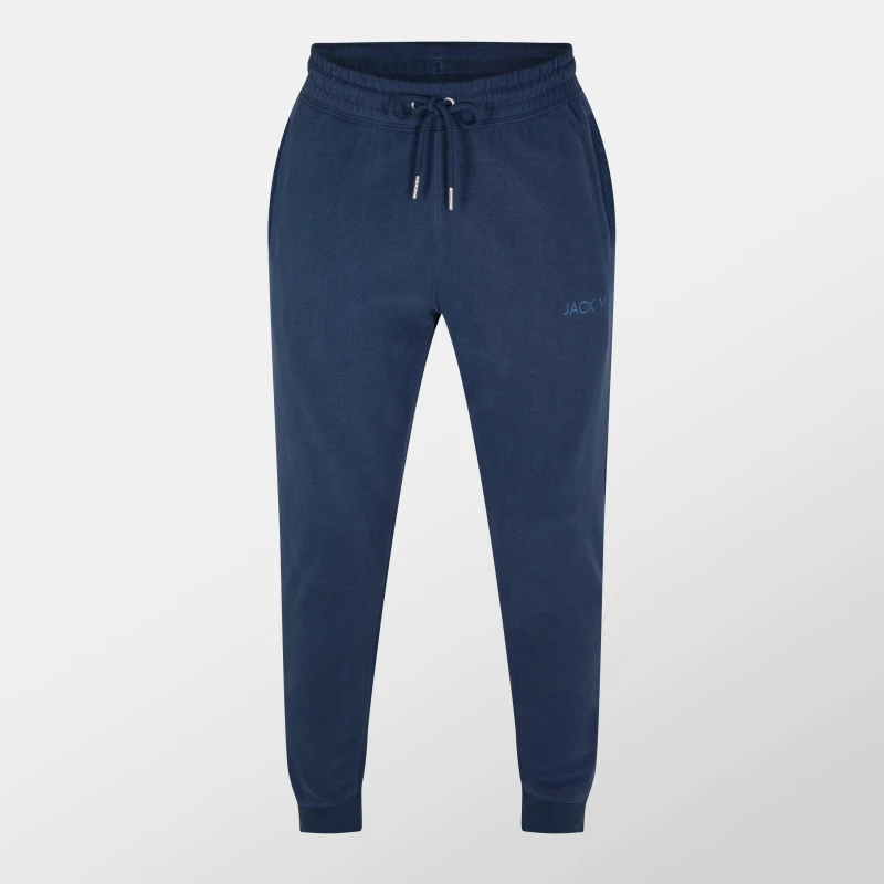 Image of Jack Wills Jacquard Logo Joggers Mens Navy male XS