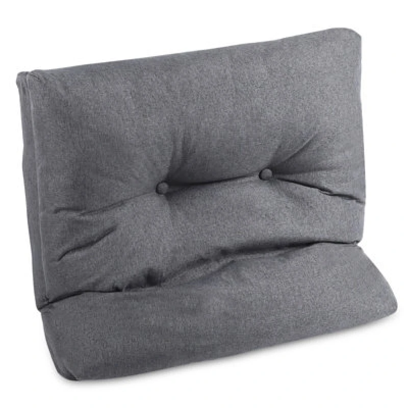 Image of Sofa Cushion Soft Square Seat Cushion Backrest Pillows For Floor Chair Sofa Couch And Bed 21.6X21.6X5" (Gray)