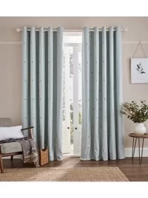 Image of Sophie Allport Bee Blackout Eyelet Curtains 90X90