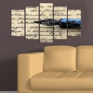 Image of 5MF-4 Multicolor Decorative MDF Painting (5 Pieces)