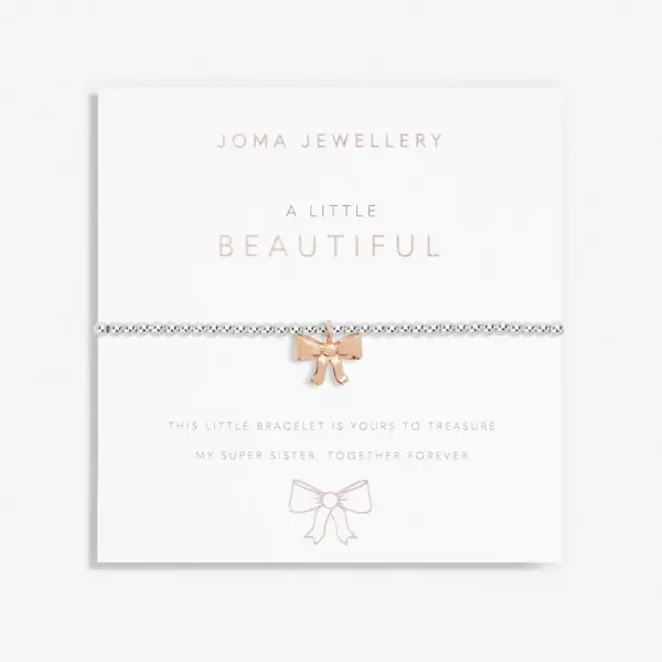 Image of A Little Beautiful Silver Rose Gold Plated 15.5cm Bracelet C722