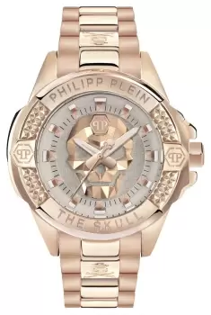 Image of Philipp Plein PWNAA1623 THE $KULL-41MM HIGH-CONIC / Silver Watch